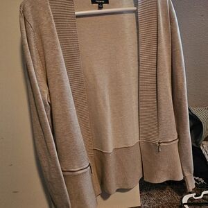 Premise Light Beige Cardigan Sweater